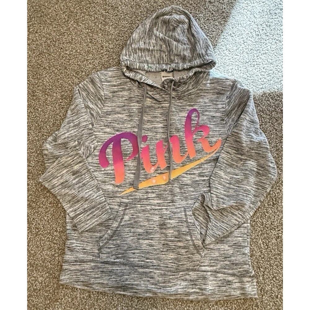 Gray Hoodie By Victorias Secret Pink Size S